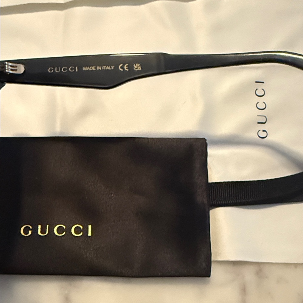 Gucci Dark Gray Sunglasses with Case - Picture 5 of 8